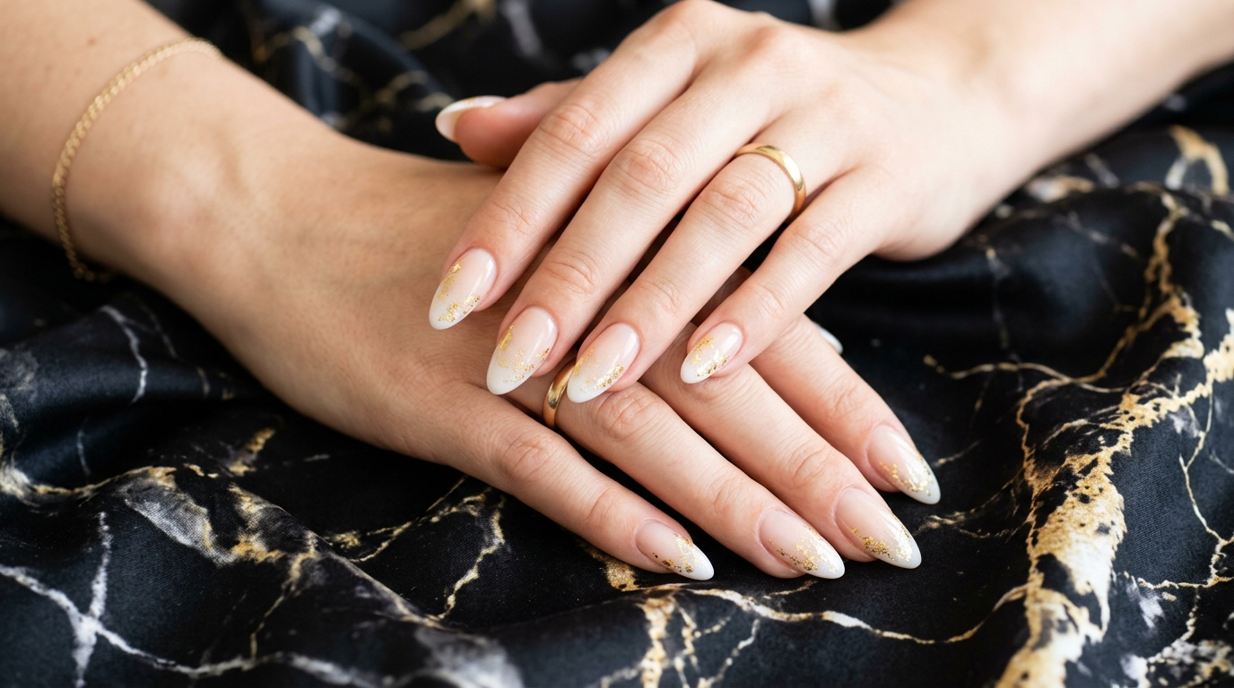 Master Nail Artistry with Gold Leaf